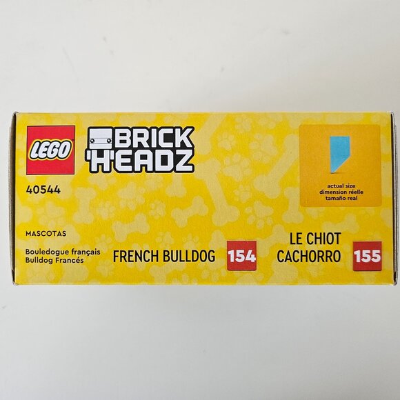 NIB LEGO 40544 BrickHeadz Pets French Bulldog 237 pcs - FACTORY SEALED! RETIRED! - Picture 5 of 5